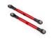 L/R toespoorstang 7075-T6 aluminium rood 87 mm f/h (2)