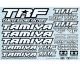 TRF Sticker-Set schwarz/weiss