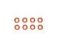 TRF O-Ringe rot 5 mm (8) Kege