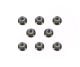M4/4mm Stoppmutter (8) Schwar