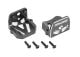 Engine mount front/rear aluminum gray