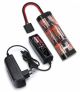 TRX2984, Oplader (2A) en 8,4V NiMH 3000mAh Hump iD Combo