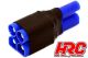 Adapter - voor 2 Accu's in Parallel - compact Versie- EC5