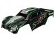 TRX7711G, Body, X-Maxx, groen (gelakt, stickers aangebracht) (achterklep pro)