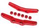TRX8338R, Shock Towers voor en achter Alu Red