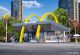 McDonald`s fast food restaurant with McDrive