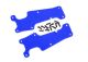 Draagarmkap blauw voorzijde l/r met schroeven