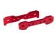 Draagarmhouder vooraan 6061-T6 aluminium rood