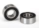 Ball bearings, black rubber sealed (6x13x5mm) (2)