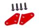 Stuurhevelarm aluminium rood voorzijde (2)