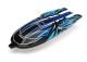 Rompkap Spartan blauw/wit