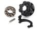 Differentieelhuis en sliders, T-Lock vork