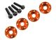 Ring voor wielmoeren aluminium oranje (4)