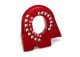 Motorplaat 6061-T6 aluminium rood