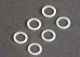 Sluitringen kunststof wit 5x8x1mm (6)