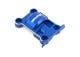 Gearbox cover aluminum blue