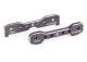 Wishbone houder 7075-T6 aluminium donker titanium aan de voorzijde