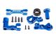 Servo saver deflection aluminum blue