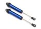 GTR shock aluminium blauw 134mm voorzijde zonder schroefdraad (2)