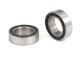 Kogellager 6x10x3mm met rubberen afdichting zwart (2)