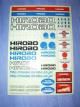Hirobo Wettkampfaufkleber Set (H)