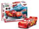 Lightning McQueen Disney-Cars (Light & Sound) Revell bouwpakket om in elkaar te zetten kleurig 1:20