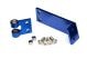 Roerhouder aluminium blauw met kogels