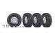 Canyon Trail 4.6x1.9 banden op chromen velgen, wieldoppen (4)