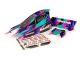Body Bandit VXL violet/blauw met sticker