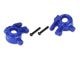 Extreem zware stuurhendel blauw l/r met kleine onderdelen