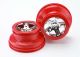 SCT 2.2/3.0 velgen chroom/rood (2)