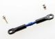 L/R draadstang aluminium blauw voorzijde 69mm