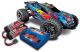 TRAXXAS Rustler 4x4 BL rt/ge RTR mit Akku/Lader-SET *AKTION*