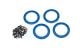 Beadlock ring 2.2 aluminium blauw met schroeven (4)