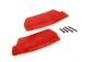 Spatlap rood l/r met schroeven