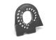 Motorplaat 6061-T6 aluminium antracietgrijs