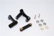 ALLOY STEERING ASSEMBLY WITH BEARINGS - 1SET black GPM TRX 1/10 RUSTLER VXL BANDIT