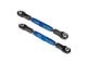 L/R valbeugels 7075-T6 aluminium blauw 83mm voorzijde (2)