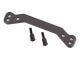Stuurplaat 6061-T6 aluminium donker titanium met schroeven
