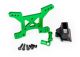 Shocktower 7075-T6 aluminium voorkant groen