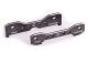 Wishbone houder 7075-T6 aluminium donker titanium achterzijde