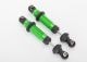 GTS demper aluminium groen met veerhouder (2)
