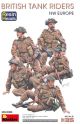 1/35 BRITISH TANK RIDERS (NW EUROPE). RESIN HEADS