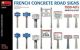 1/35 FRENCH CONCRETE ROAD SIGNS 1930-40'S