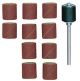 SCHUURBANDJES K 120, 10 ST. + HOUDER