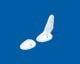 Bedieningshoorns nylon, kort (5 stuks)