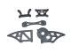 Chassis side plates B + shock towers